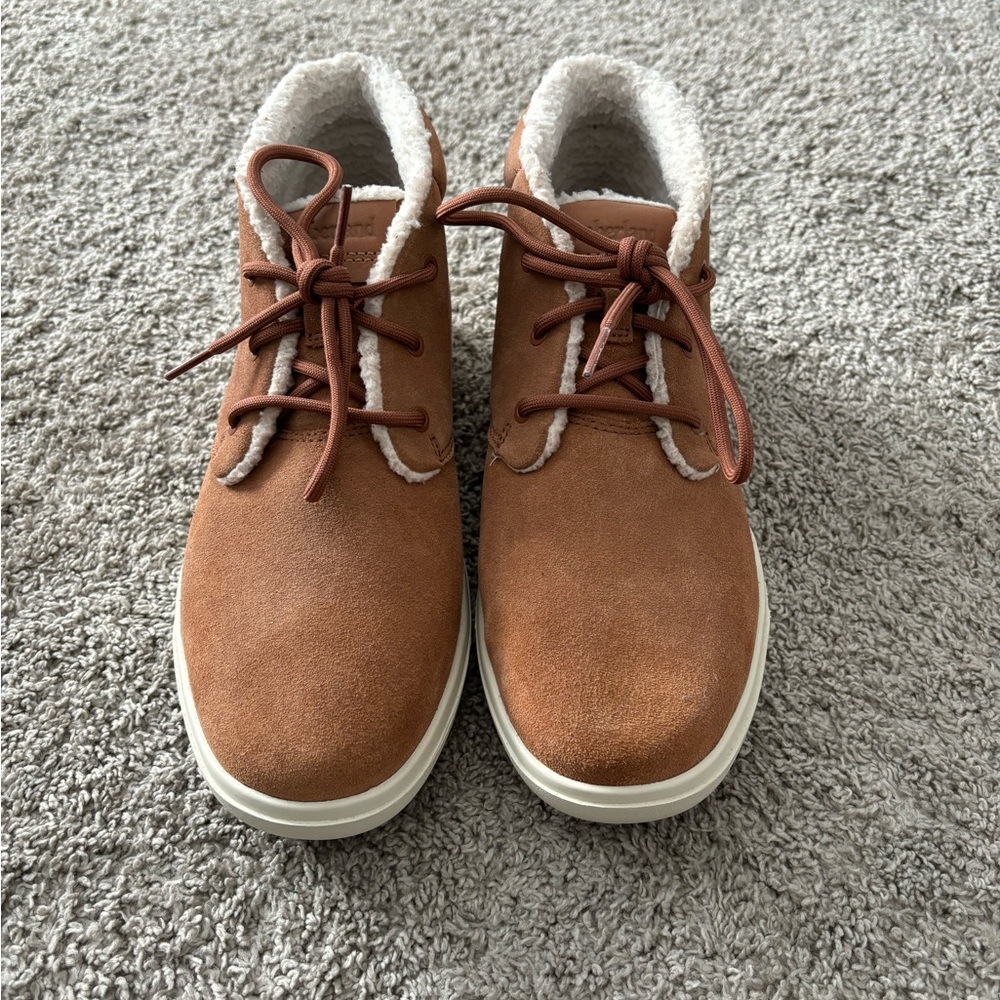 Suede timberland boots mens